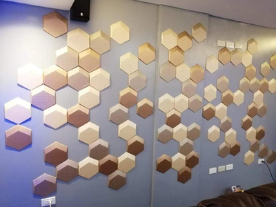 Soundproof White Dalaman 3D Mosaic Tile